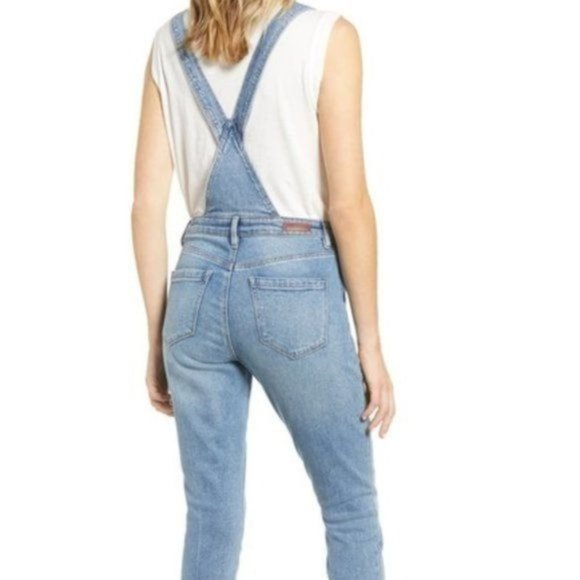 BLANK NYC "It's Vintage" Overalls Medium Wash Denim Size 29 - Picture 5 of 10
